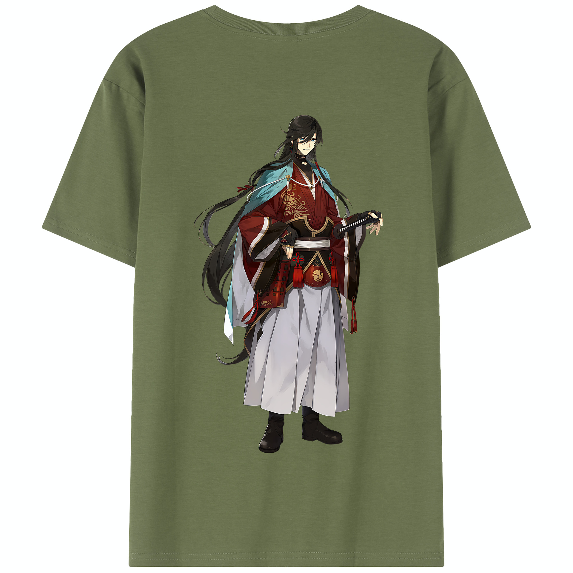 （画像用） 刀剣乱舞 Touken Ranbu 綿100％半袖Tシャツ（背面プリント）